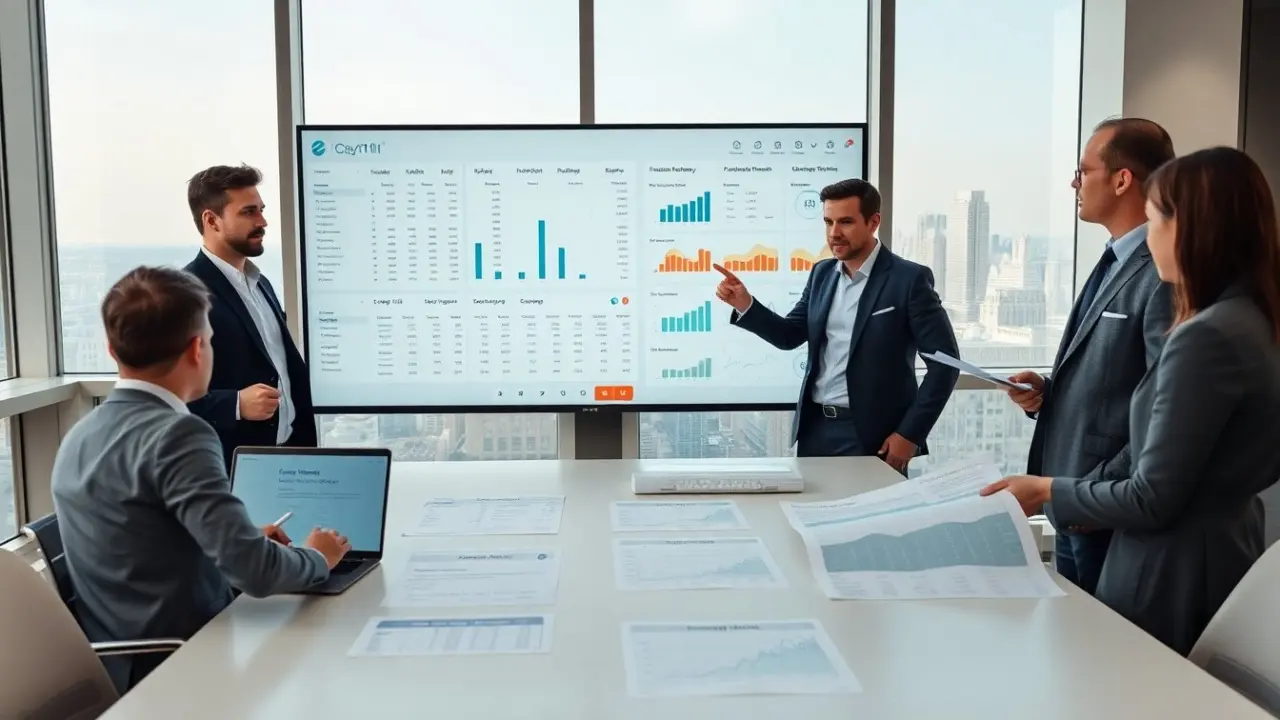 saas startup financial model template